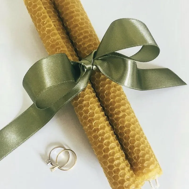 Velas de cera de abelha
